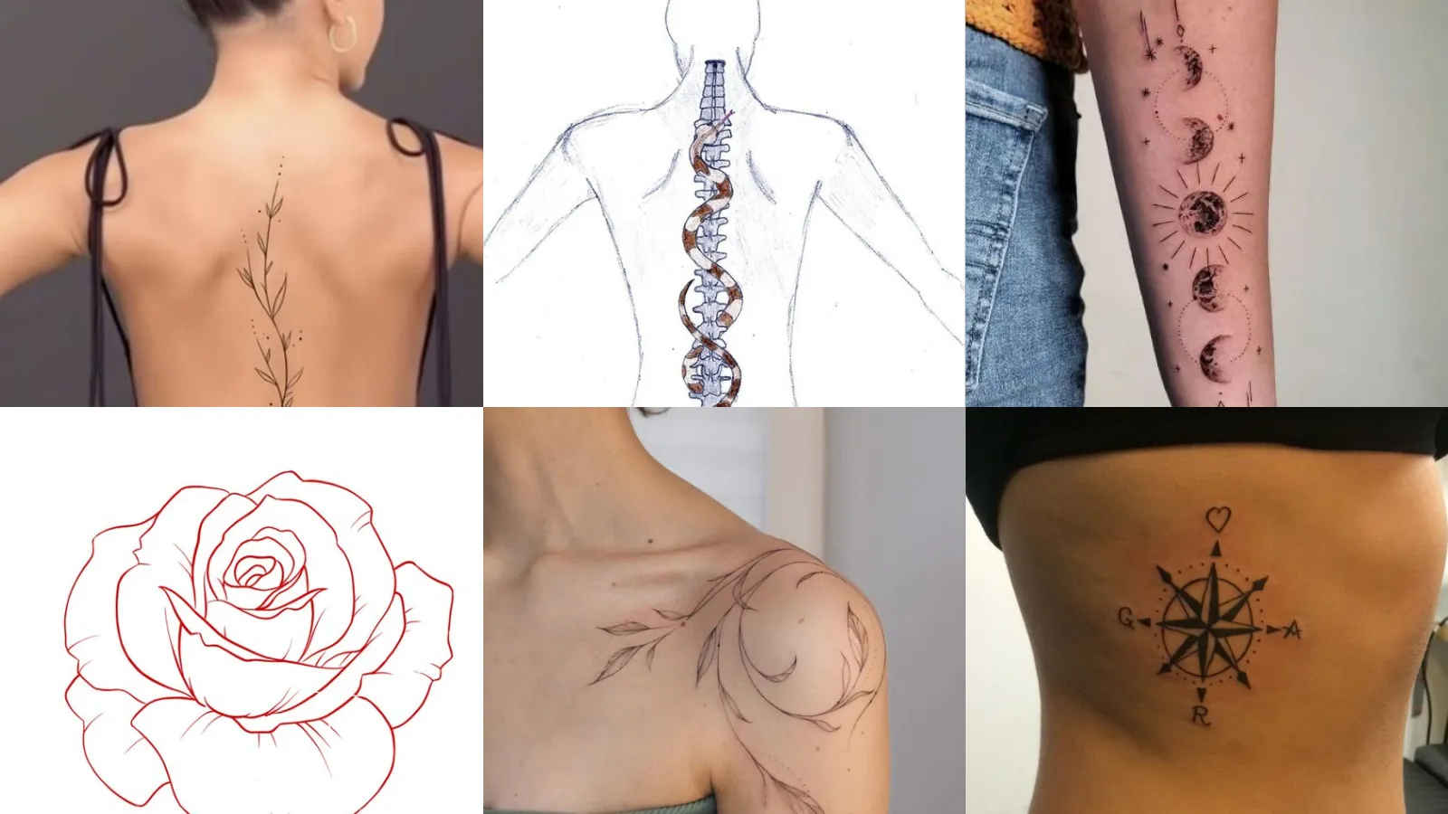 20+ Genius Spine Tattoo Ideas Female Worth Stealing