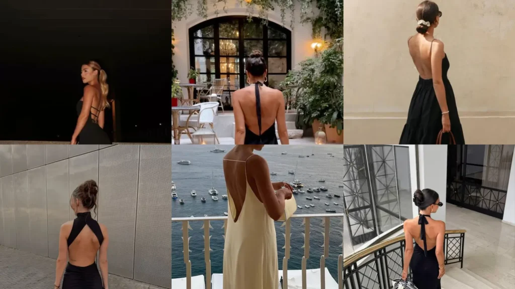 How to Style Backless Dress Outfits Confidently – 9+ Looks