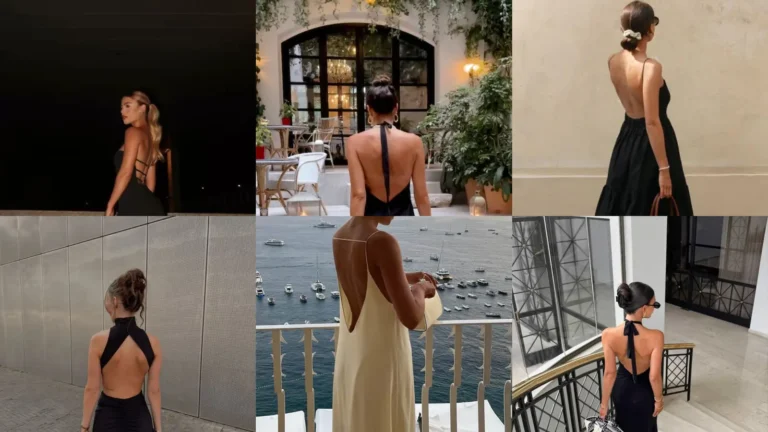 How to Style Backless Dress Outfits Confidently – 9+ Looks