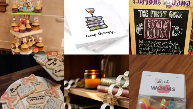 19+ Genius Book Club Party Ideas That Wow Readers