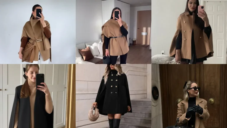 How to Wear Cape Coat Outfit Ideas This Season + 10 Styles