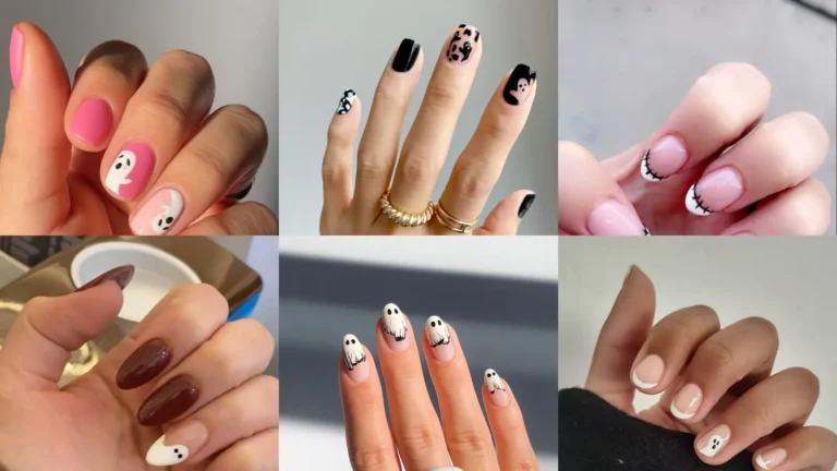 20+ Ghost Face Nails You Can’t Get Around on Pinterest Rn