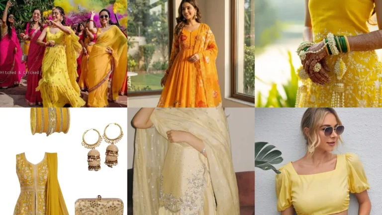 20+ Stunning Haldi Theme Ideas Outfit Combos Steal Attn
