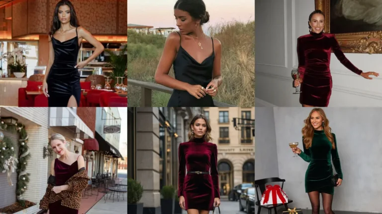 10 Velvet Dresses Outfit Ideas That Are Absolutely Stunning