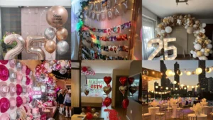 20 25th Birthday Decor Ideas With Balloons, Flowers and Sparkle