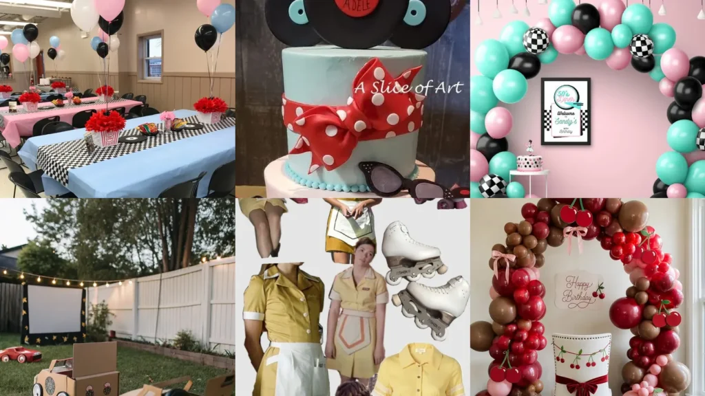 20 50s Birthday Party Theme Ideas With Diner Details and Retro Decor