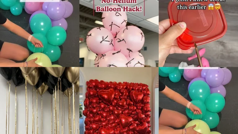 20 Ideas for Balloon Decorations Without Helium