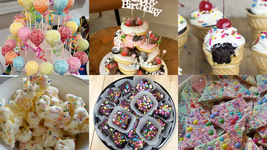 20 Birthday Party Treats With Sprinkles, Swirls and Sweet Little Details