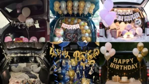 20 Car Trunk Birthday Surprise Ideas With Balloons, Flowers and Cake