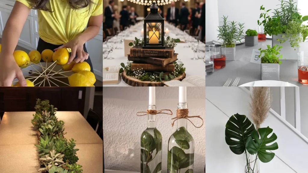 20 Ideas for Centerpieces Without Flowers, With a Few Looks to Adapt