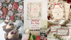 20 Christmas Baby Shower Ideas With Bows, Bears and Festive Treats
