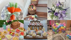 19 Easter Party Ideas With Cute Bunnies, Pastel Decor and Sweet Treats