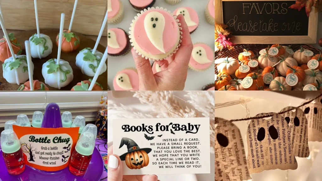 20 Halloween Baby Shower Ideas With Cute Ghosts + Pumpkins