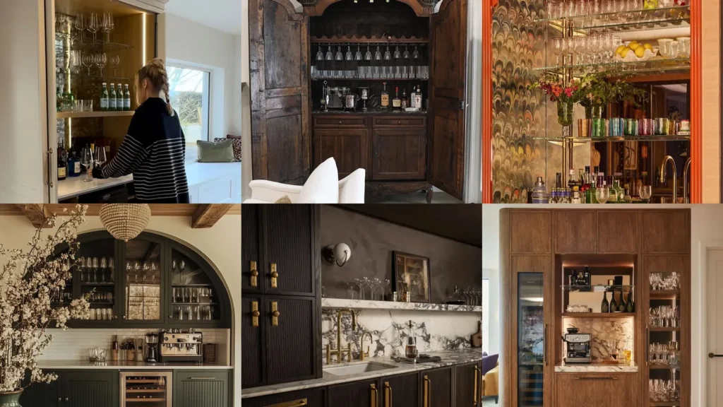 20 Hidden Home Bar Ideas and Tucked-Away Drinks Stations