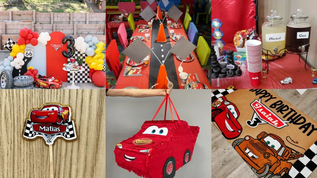 20 Lightning McQueen Party Decorations for a Cute Racing Birthday
