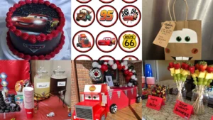 20 Lightning McQueen Party Ideas With Cakes, Decorations and Cute Favors