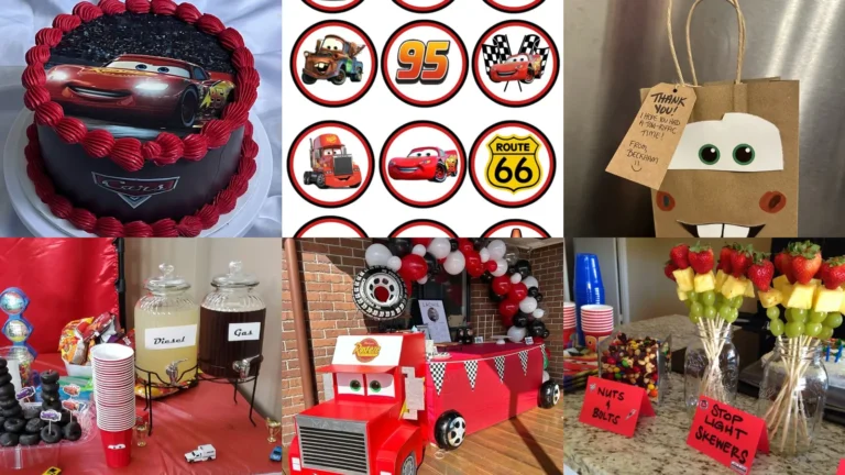 20 Lightning McQueen Party Ideas With Cakes, Decorations and Cute Favors