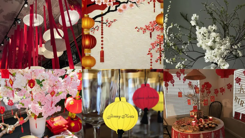 20 Lunar New Year Party Ideas With Lanterns, Flowers and Festive Treats