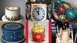 20 New Year's Cake Ideas With Stars, Sparkle and Midnight Details
