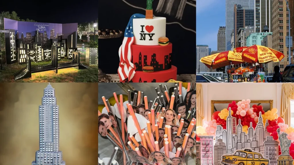 20 New York Theme Party Ideas With Skylines, Yellow Taxis and More