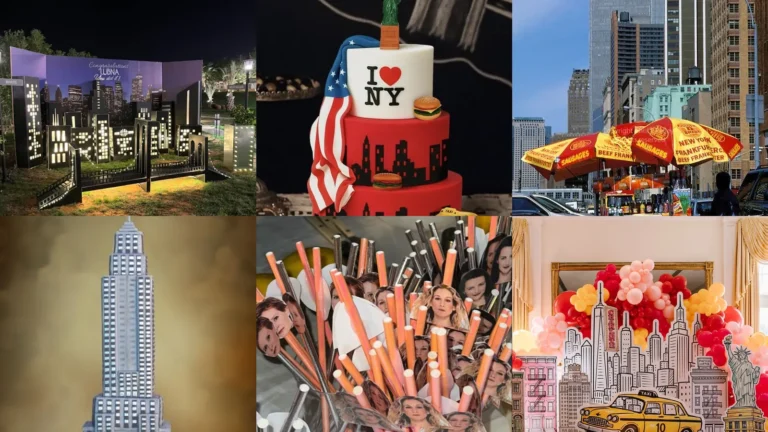 20 New York Theme Party Ideas With Skylines, Yellow Taxis and More