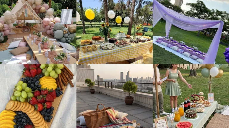 20 Outdoor Picnic Birthday Setup Ideas With Pretty Party Details