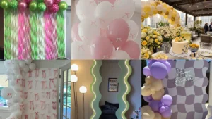20 Preppy Birthday Decor Ideas With Bows, Balloons and Pretty Tables
