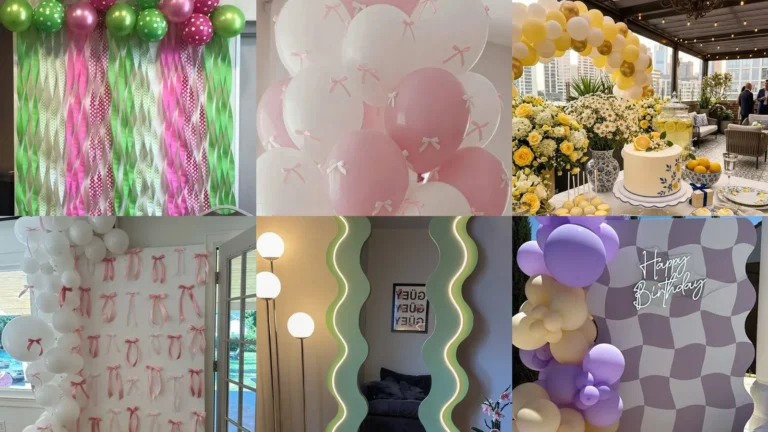 20 Preppy Birthday Decor Ideas With Bows, Balloons and Pretty Tables