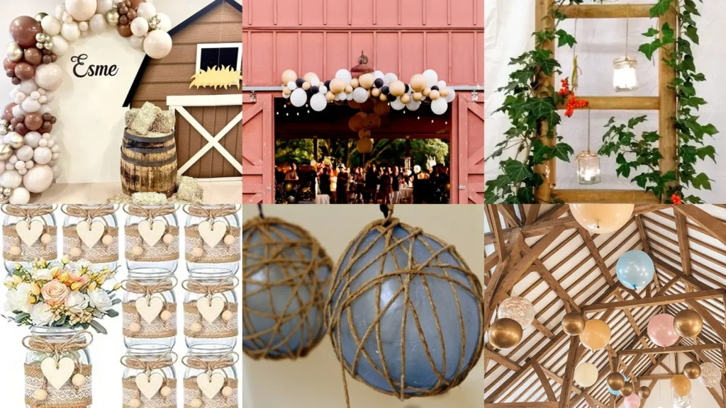 15+ Stunning Rustic Balloon Decoration Ideas Guests Adore