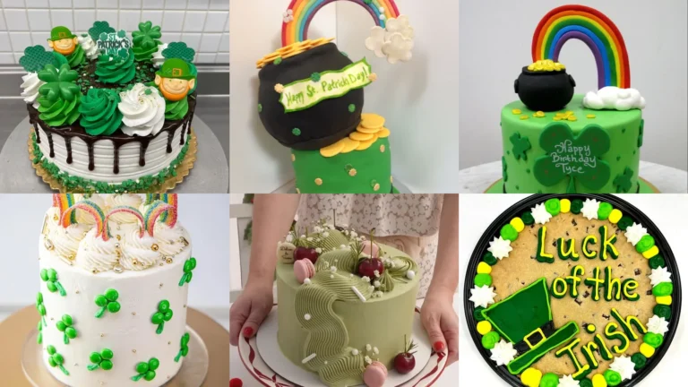 20 St Patrick's Day Cake Ideas With Rainbows, Shamrocks and Gold