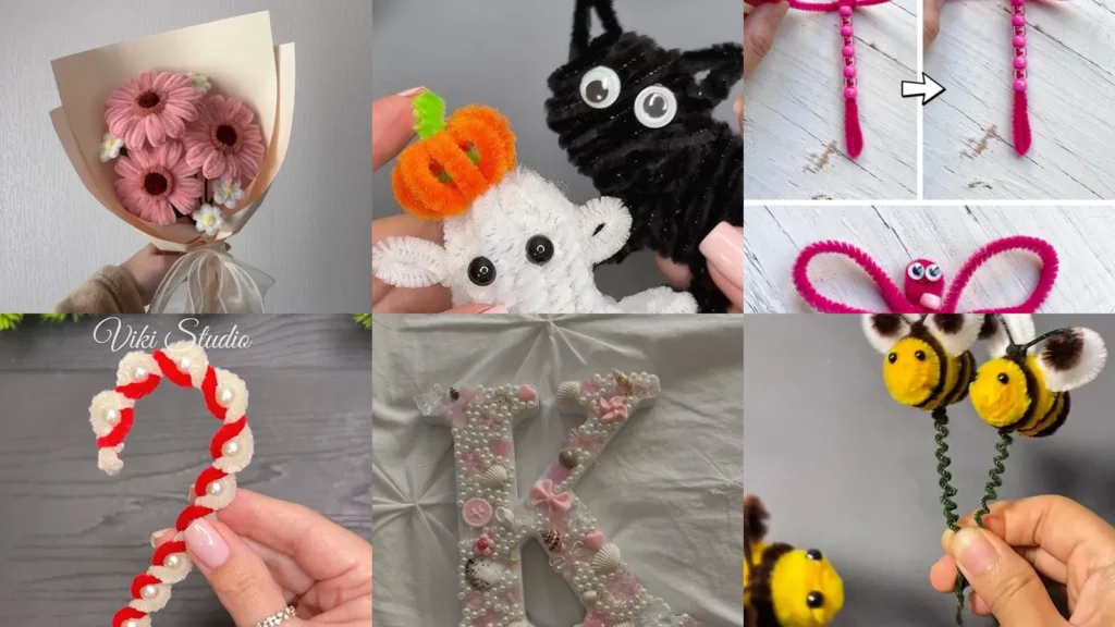 20 Colorful Craft Ideas for Things to Make With Pipe Cleaners