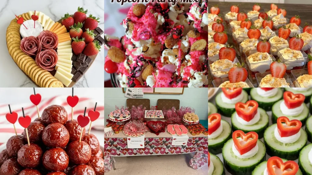 20 Valentine's Day Work Party Food Ideas From Sweet Treats to Savory Bites