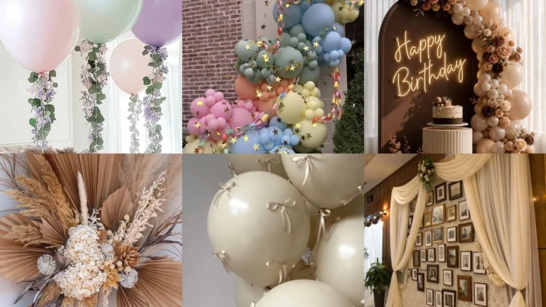 20 Vintage Balloon Decoration Ideas and Pretty Party Details