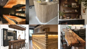 20 Wooden Home Bar Counter Design Ideas to Inspire Your Space